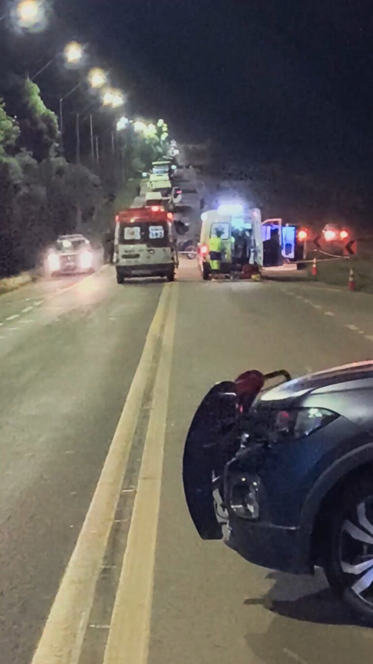 Uma ocorrência de grande gravidade mobilizou equipes de segurança