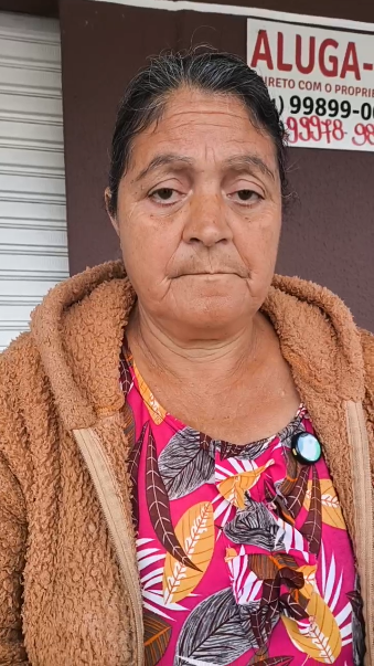 Dona Fátima procura pelo filho que está desaparecido