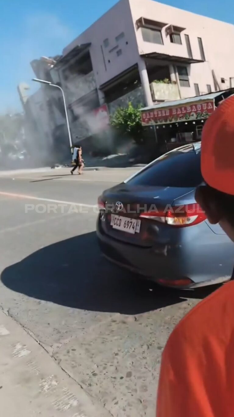 Feridos e mortos pelo terremoto nas Filipinas.